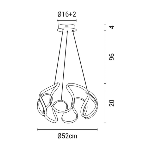 Φωτιστικό Οροφής Led Eurolamp 144-15009