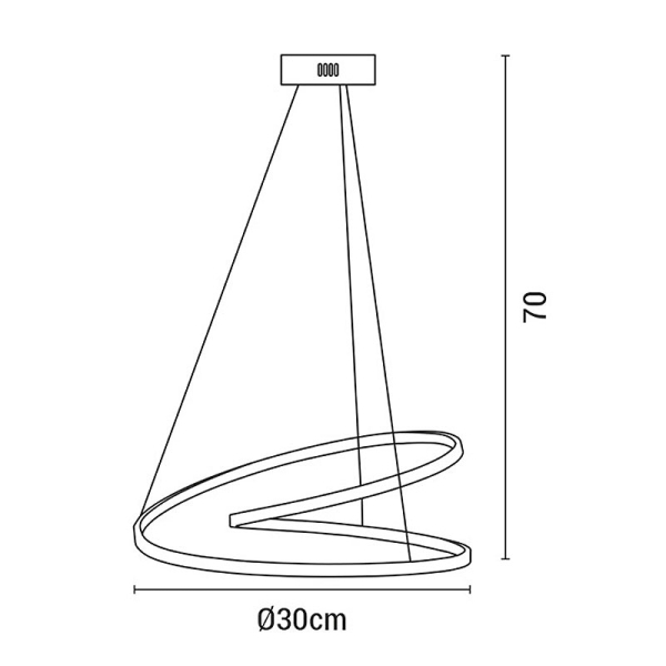 Φωτιστικό Οροφής Led Eurolamp 144-15020