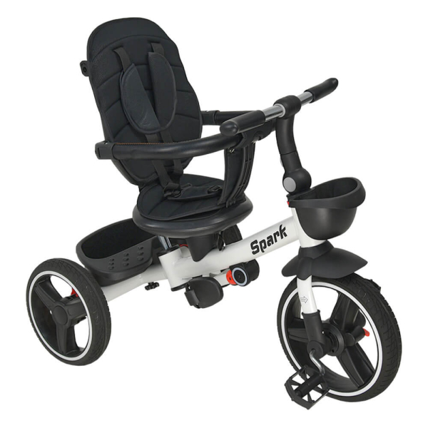 Ποδήλατο Τρίκυκλο (18 Μηνών - 5 Ετών) Bebe Stars 360° Spark Grey 817-186