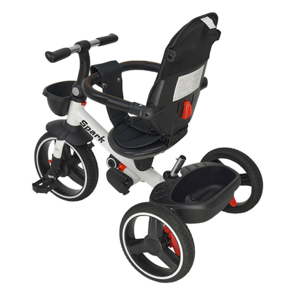 Ποδήλατο Τρίκυκλο (18 Μηνών - 5 Ετών) Bebe Stars 360° Spark Grey 817-186