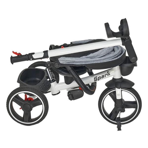 Ποδήλατο Τρίκυκλο (18 Μηνών - 5 Ετών) Bebe Stars 360° Spark Grey 817-186