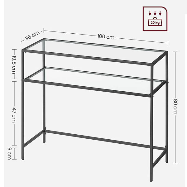 Κονσόλα Εισόδου (100x35x80) Vasagle LGT025B01