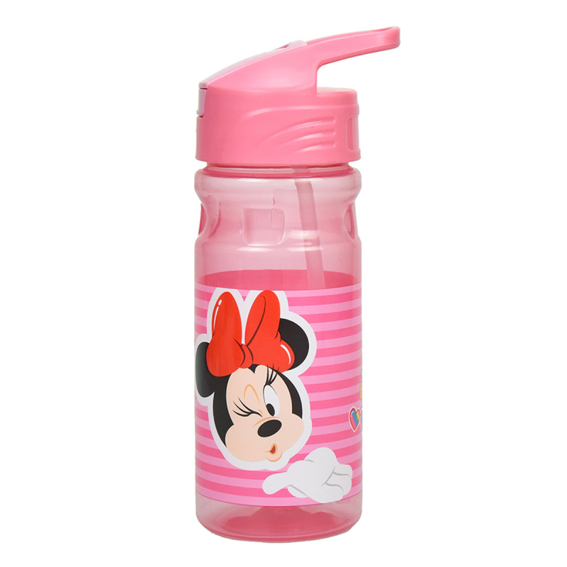 Παγούρι 500ml Με Καλαμάκι Gim Flip Minnie Comfy