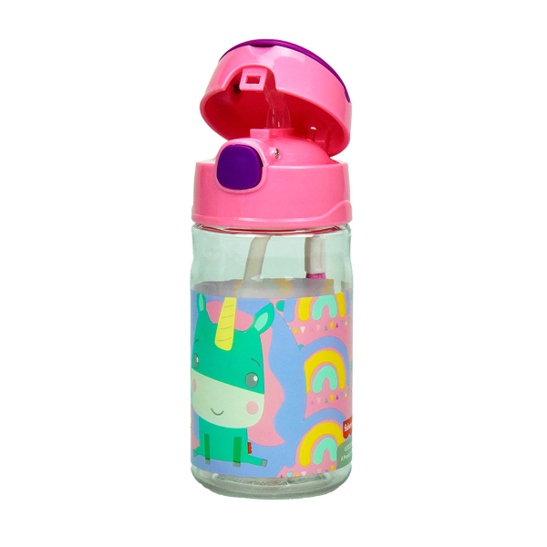 Παγούρι 350ml Με Καλαμάκι Fisher Price Unicorn