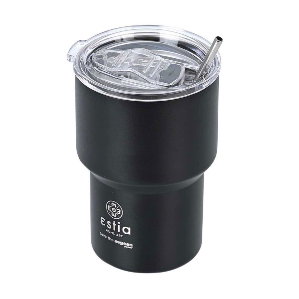 Ποτήρι Θερμός 400ml Estia Save The Aegean Midnight Black