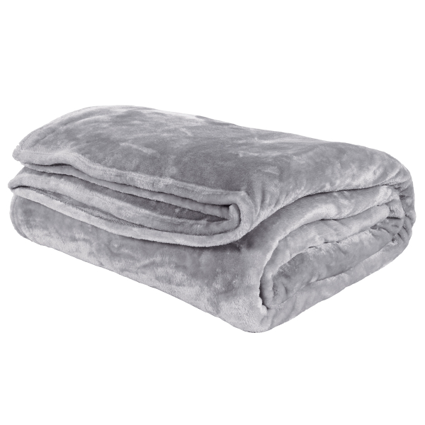 Κουβέρτα Fleece Υπέρδιπλη (220x240) Das Home Velour 1342 Grey