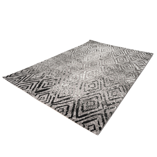 Χαλί (160x230) Polcarpet Damask 3889 Grey Black