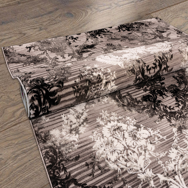 Χαλί (160x230) Polcarpet Damask 9374 Grey Black