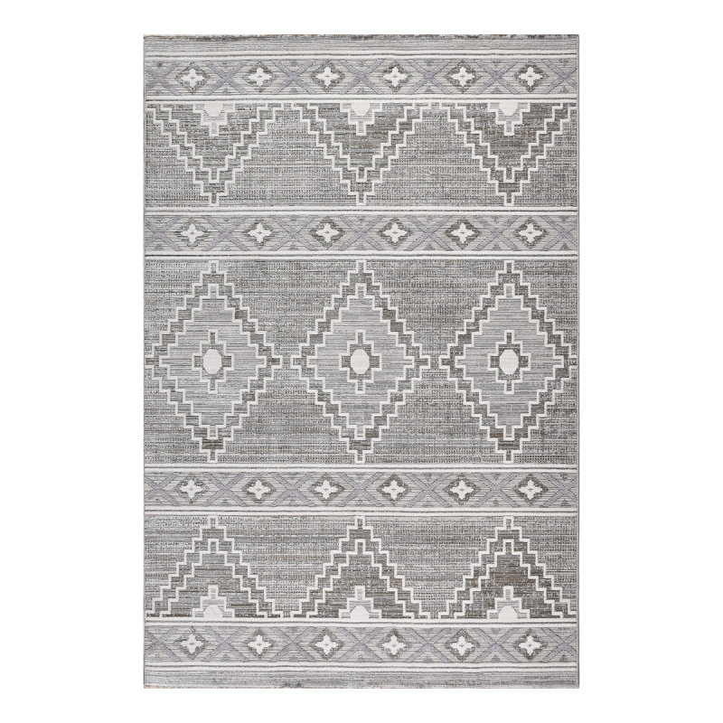 Χαλί (200x290) Polcarpet Havana Aztec 584 White Grey