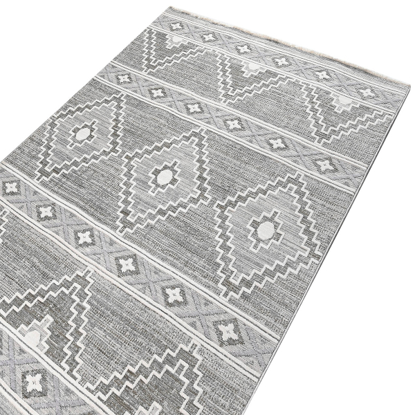 Χαλί (200x290) Polcarpet Havana Aztec 584 White Grey