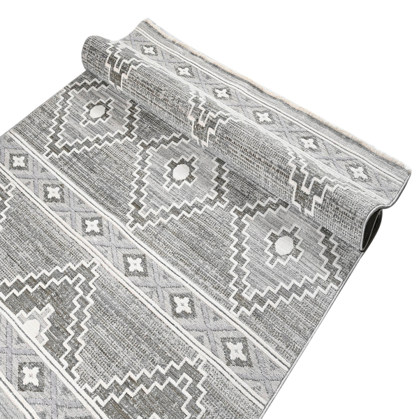 Χαλί (200x290) Polcarpet Havana Aztec 584 White Grey