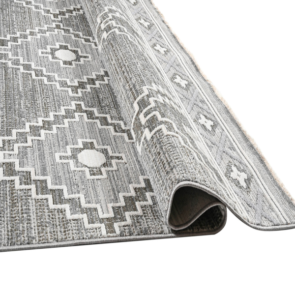 Χαλί (200x290) Polcarpet Havana Aztec 584 White Grey