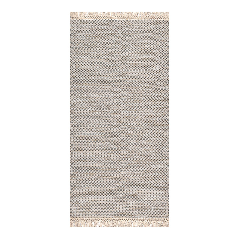 Χαλί (190x280) Polcarpet Wool Kilim 764 Cream Black