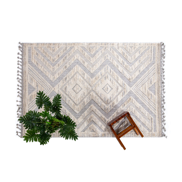 Χαλί (200x290) Royal Carpet La Casa 723A White/L.Grey