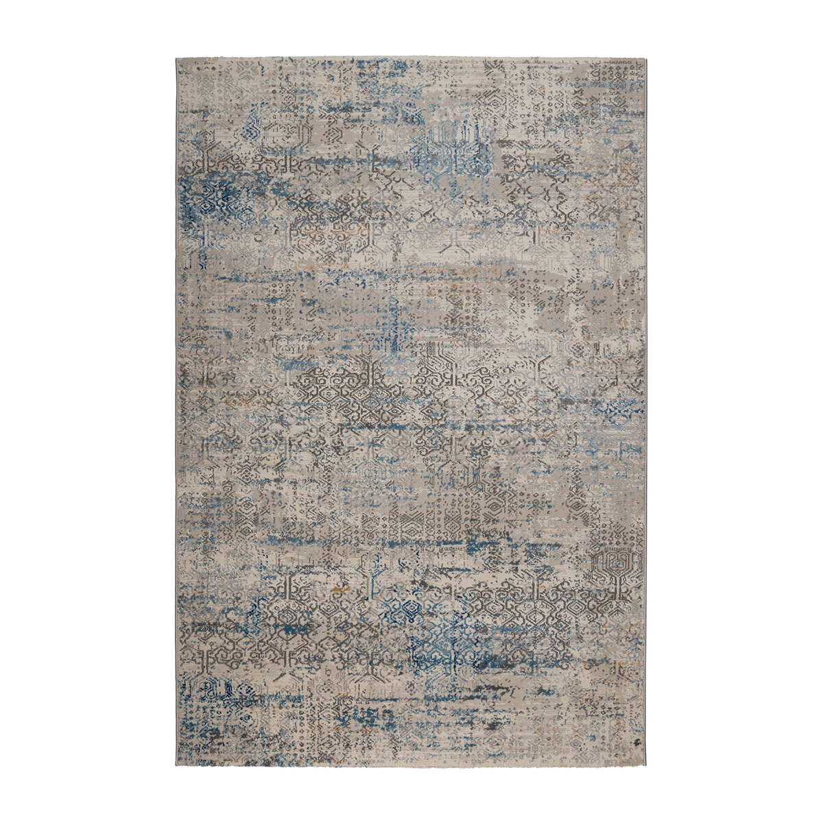 Χαλί (133×190) Βιοκαρπέτ Fanci 182B L Grey L Blue