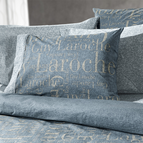 Σεντόνια Υπέρδιπλα (Σετ) Guy Laroche Paris Indigo