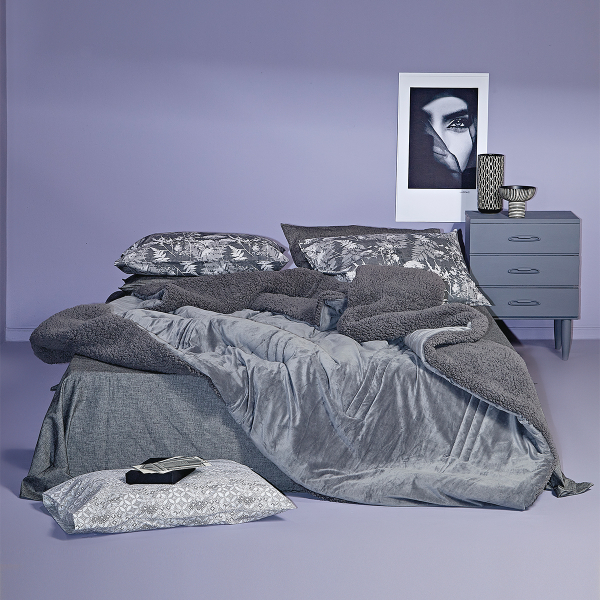 Κουβερτοπάπλωμα King Size (260x240) Kentia Stylish Notturno 22 Light Grey