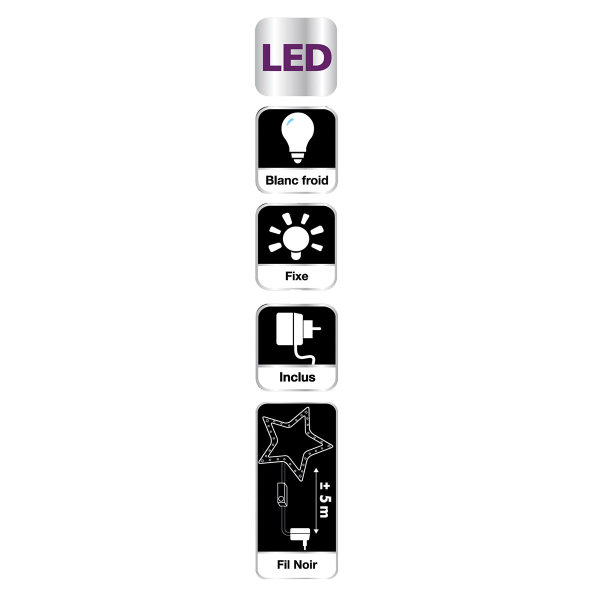 Διακοσμητικό Δέντρο Με Led (45x45x150) F-R White 875411B