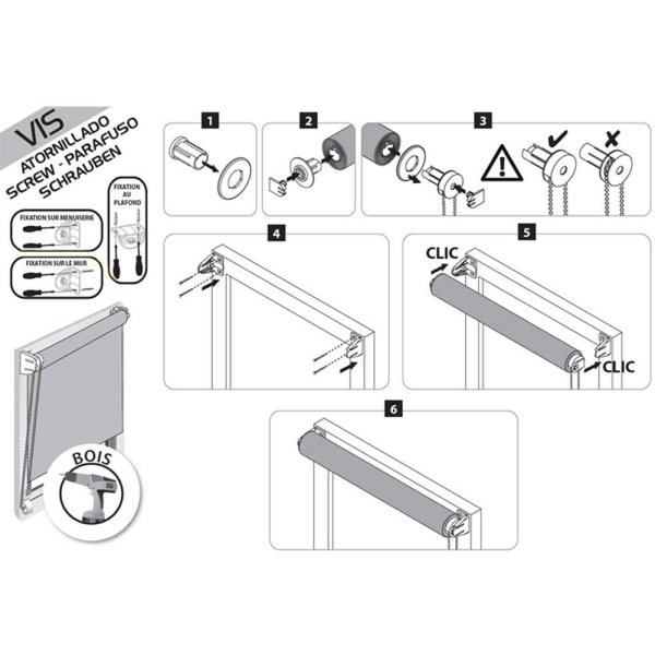 Στόρι Blackout (150x180) L-N Grey 350115018093