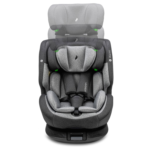 Κάθισμα Αυτοκινήτου ISOfix (0-36kg/40-150εκ. Ύψος) Osann One 360 S i-Size Universe Grey