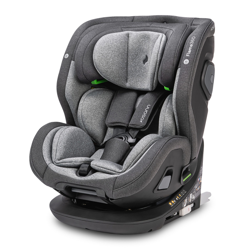 Κάθισμα Αυτοκινήτου ISOfix (0-36kg/40-150εκ. Ύψος) Osann Flame 360 i-Size Universe Grey