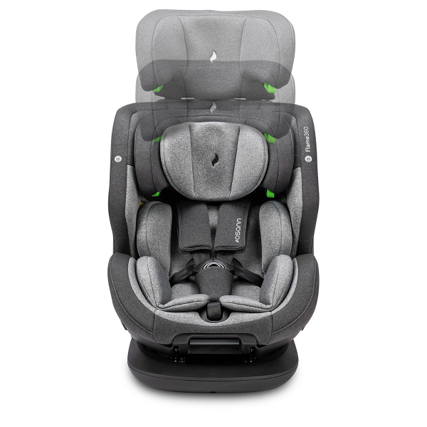 Κάθισμα Αυτοκινήτου ISOfix (0-36kg/40-150εκ. Ύψος) Osann Flame 360 i-Size Universe Grey