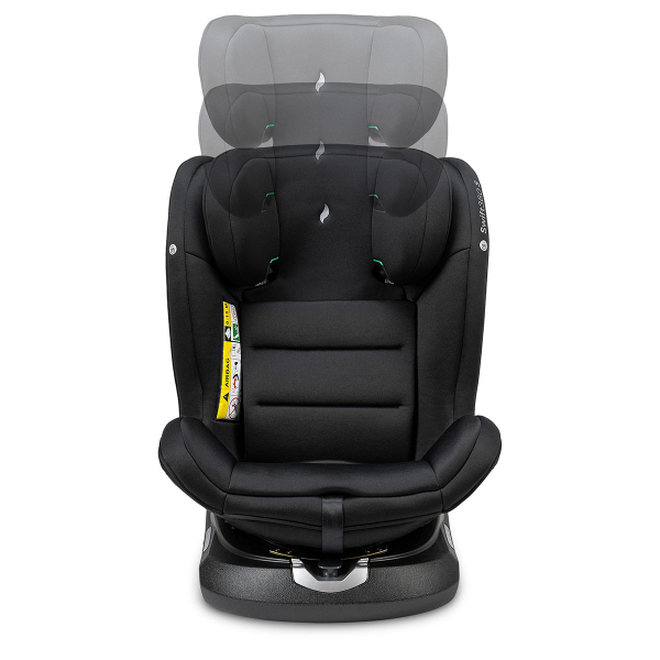 Κάθισμα Αυτοκινήτου ISOfix (9-36kg/76-150εκ. Ύψος) Osann Swift 360 S i-Size All Black