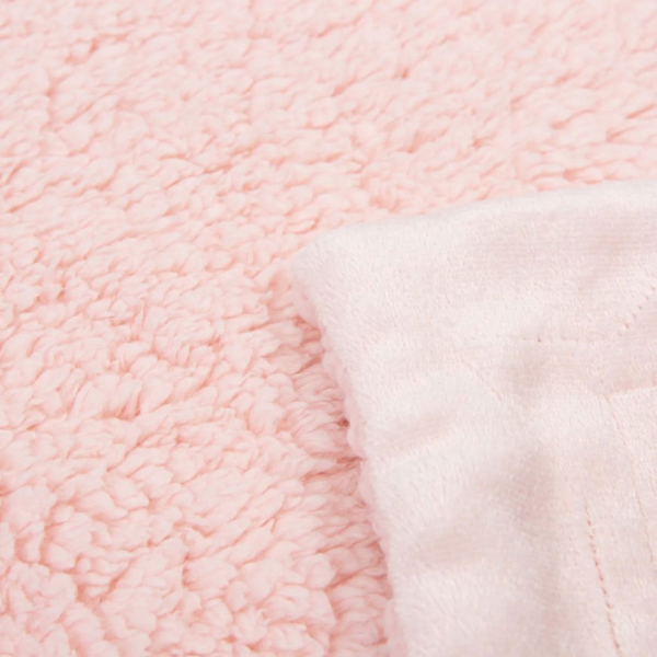 Κουβέρτα Fleece Αγκαλιάς Bimbidreams Κεντημένη Pink Stars