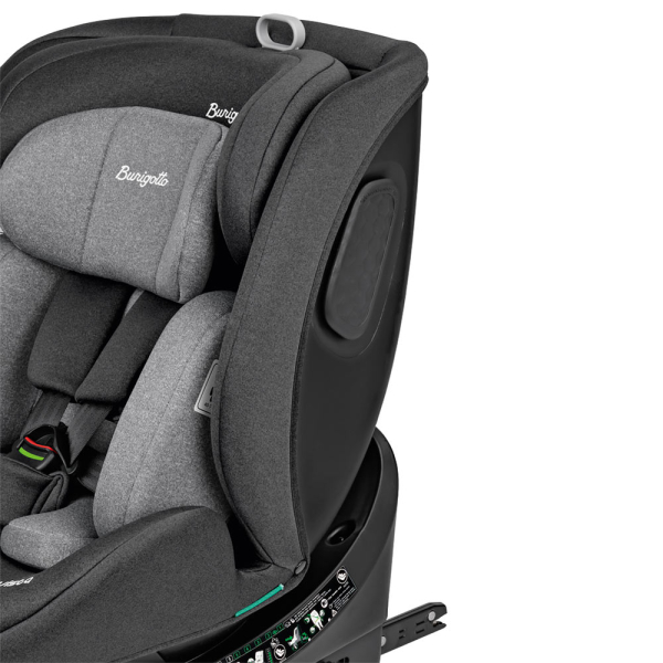 Κάθισμα Αυτοκινήτου ISOfix (40-150εκ. Ύψος) Burigotto by Peg Perego Boavista Spin 360 i-Size Dark Grey