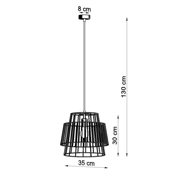 Φωτιστικό Οροφής Μονόφωτο Sollux Gate White SL.0662