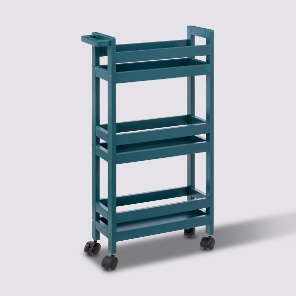 Τρόλεϊ/Ραφιέρα 3 Θέσεων (40x15x75) F-V Wheels Trolley Petrol 174762P