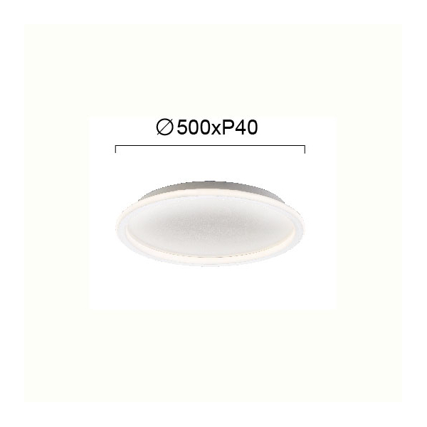 Φωτιστικό Πλαφονιέρα Led Viokef Arla White 4276300