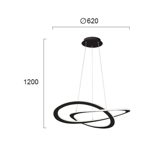 Φωτιστικό Οροφής Led Viokef Charlie 4235800