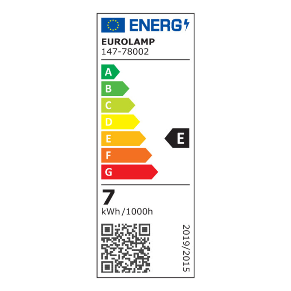 Λάμπα Led Eurolamp E27/7W/6500K/806Lm 147-78002