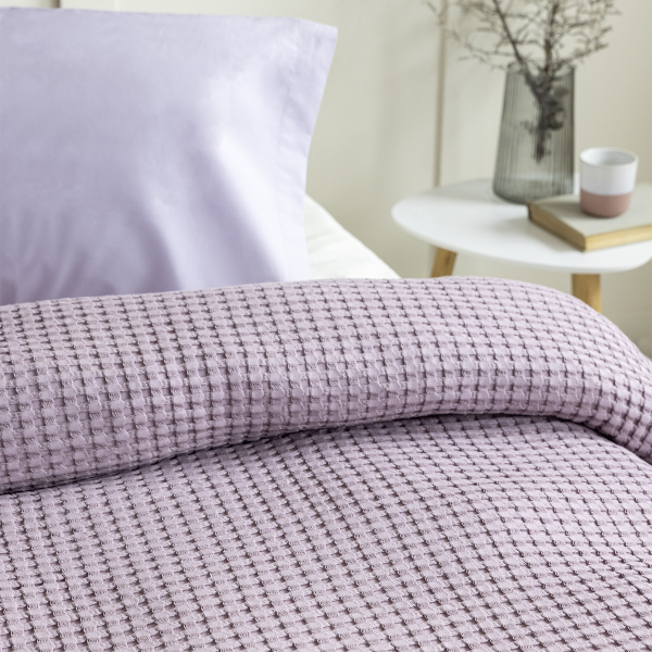 Κουβέρτα Πικέ Υπέρδιπλη (220x240) Nima Comfy Warm Lilac