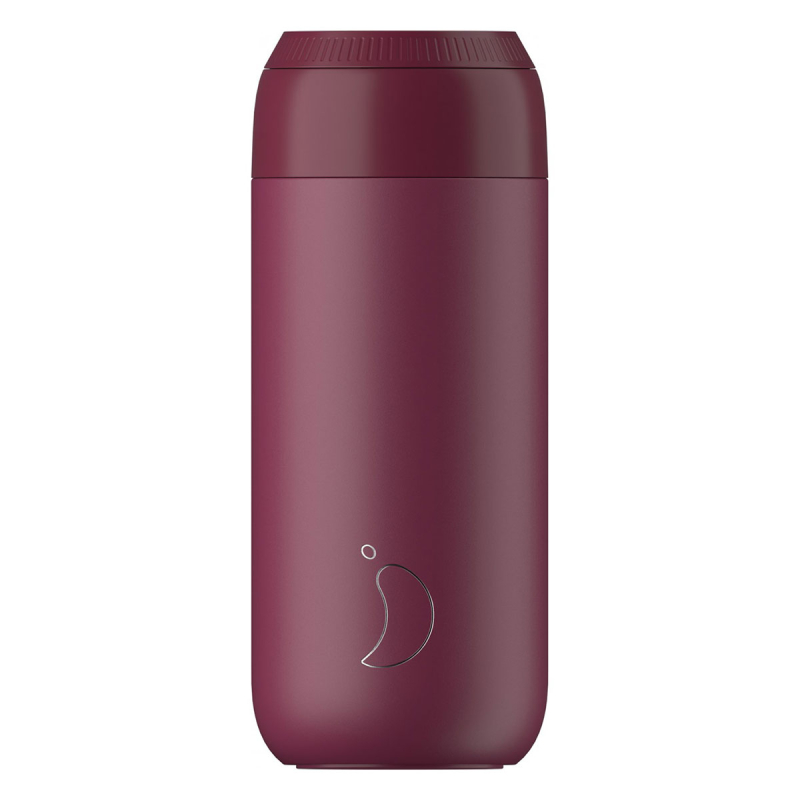 Ποτήρι Θερμός 500ml Chilly's Series 2 Cup Plum Red