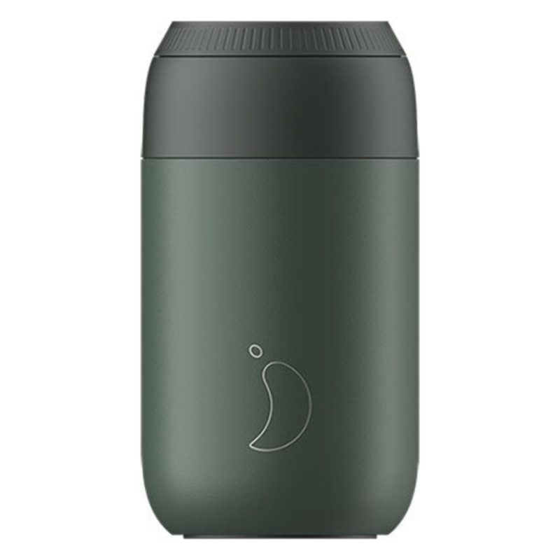 Ποτήρι Θερμός 340ml Chilly's Series 2 Cup Pine Green