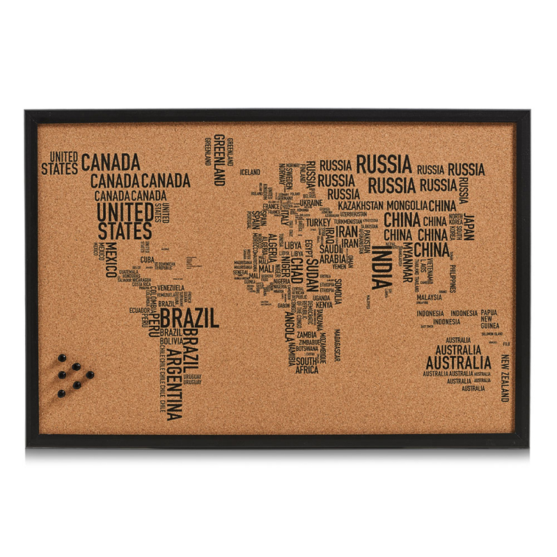 Πίνακας Ανακοινώσεων Φελλού (60x40) Z-L World Letters 11570