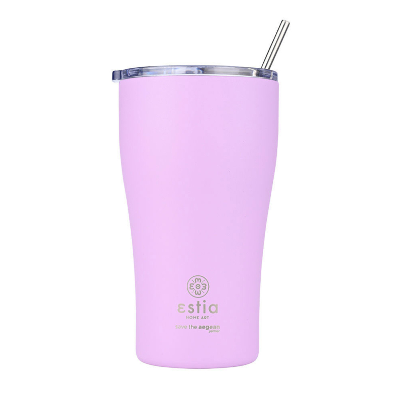 Ποτήρι Θερμός 500ml Estia Save The Aegean Lavender Purple 01-23195