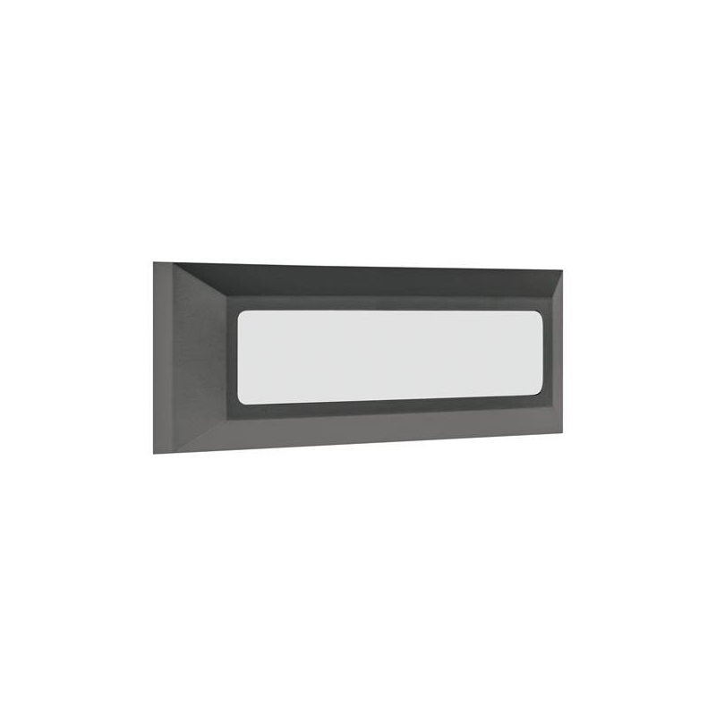 Απλίκα Led Εξωτερικού Χώρου Eurolamp 145-52073 Dark Grey 3CCT