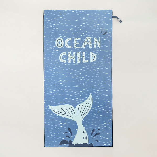 Παιδική Πετσέτα Θαλάσσης Microfiber 2 Όψεων (70x140) Nima Ocean Child