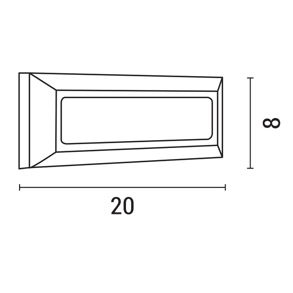 Απλίκα Led Εξωτερικού Χώρου Eurolamp 145-52000 White