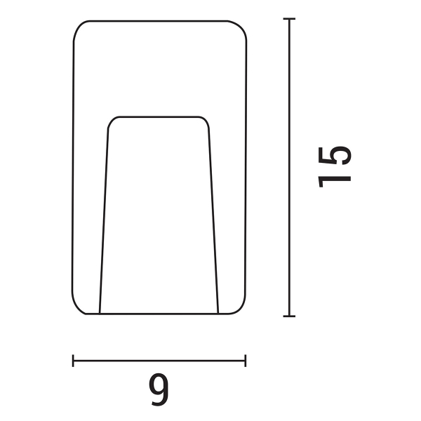 Απλίκα Led Εξωτερικού Χώρου Eurolamp 145-52023 Grey