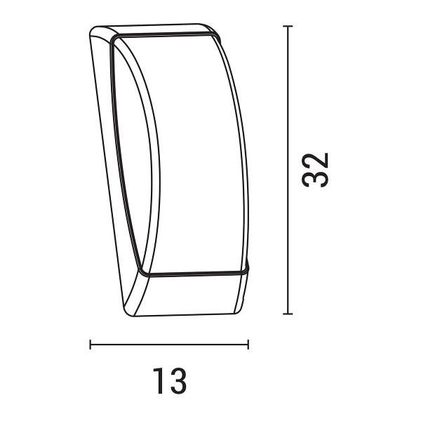 Απλίκα Led Εξωτερικού Χώρου Eurolamp 145-52025 White