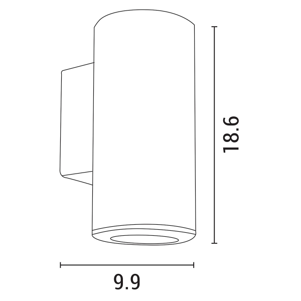 Σποτ Εξωτερικού Χώρου Eurolamp 145-82014 White