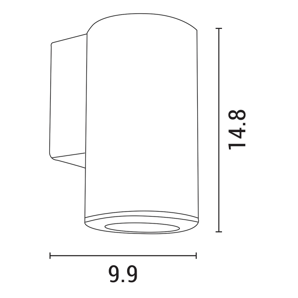 Σποτ Εξωτερικού Χώρου Eurolamp 145-82012 Grey