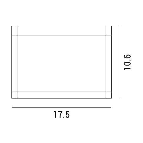 Απλίκα Led Εξωτερικού Χώρου Eurolamp 145-20217 Black