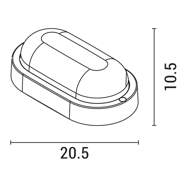 Απλίκα Εξωτερικού Χώρου/ Χελώνα Led Eurolamp 145-20022 Black Φυσικό