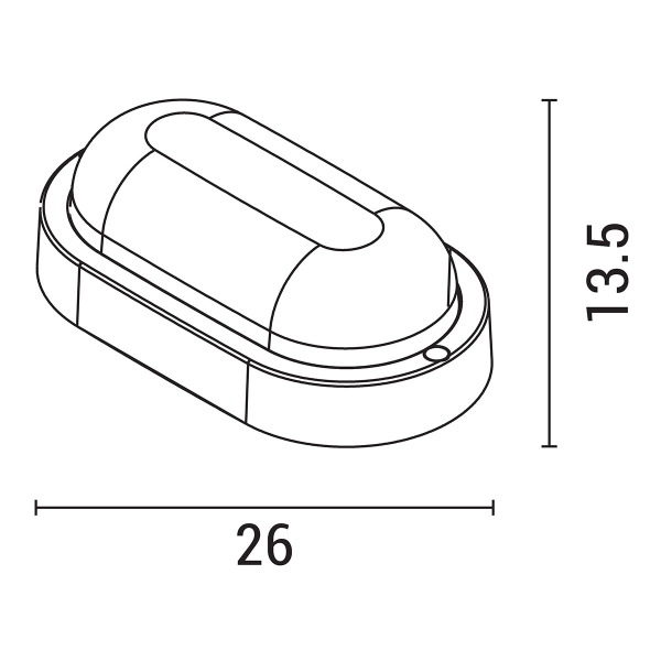 Απλίκα Εξωτερικού Χώρου/ Χελώνα Led Eurolamp 145-20026 Black