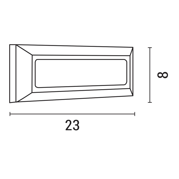 Απλίκα Led Εξωτερικού Χώρου Eurolamp 145-52070 White 3CCT